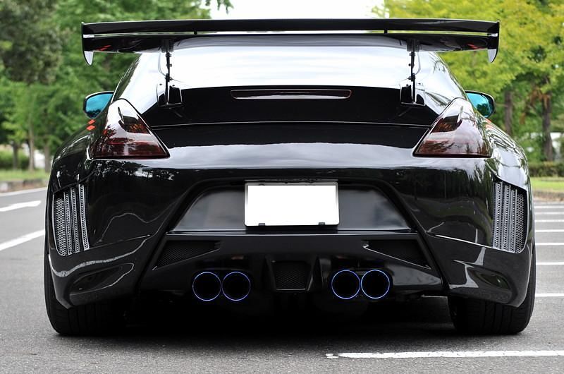 Nissan 350z quad exhaust #10