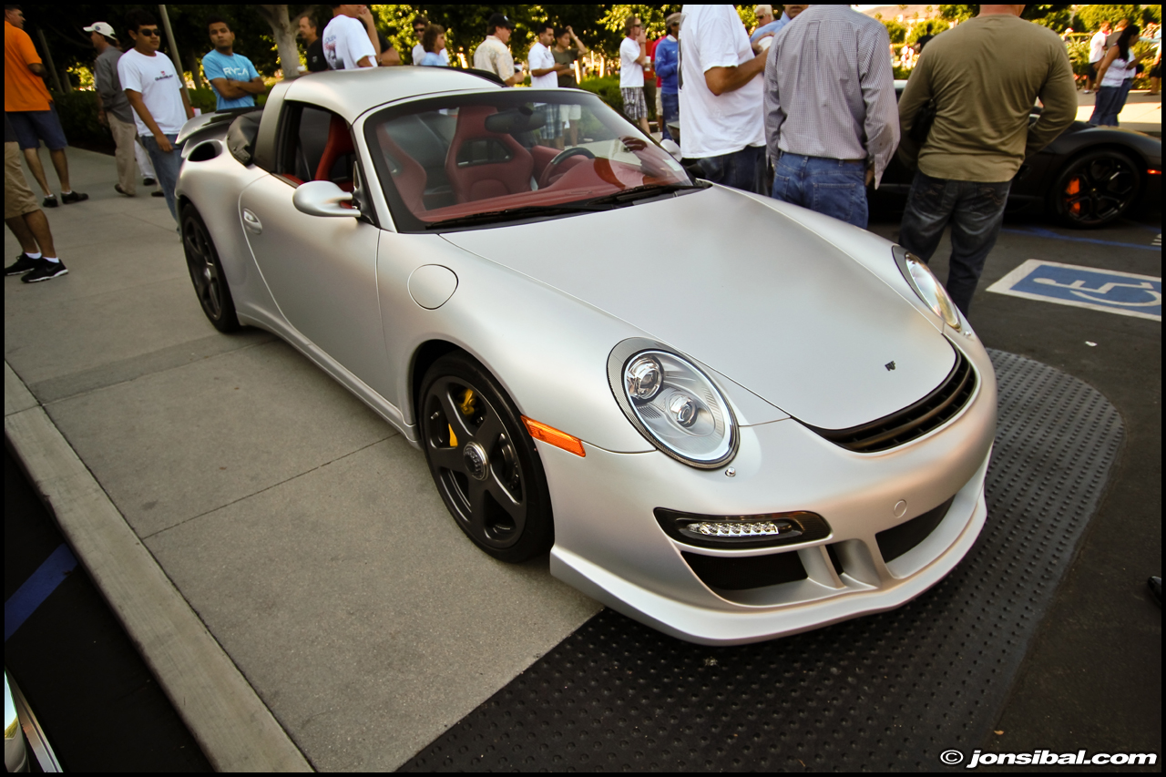 matte white RUF Roadster