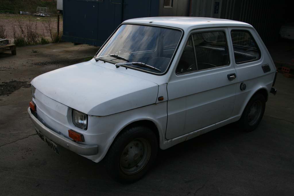 The Fiat 126 is a small tiny Kei car introduced back in 1972