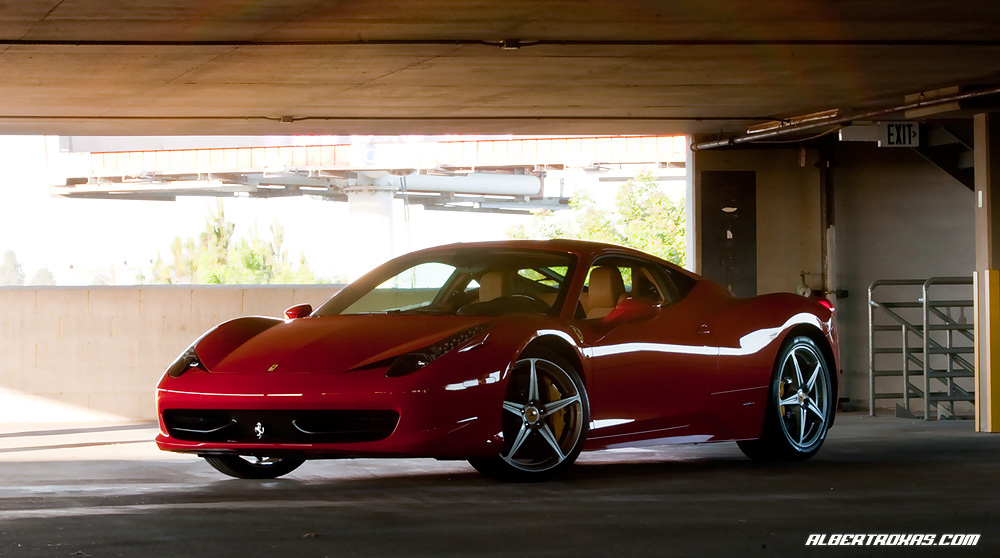 Here are some pics that my buddy Albert took of Peter's Ferrari 458 Italia