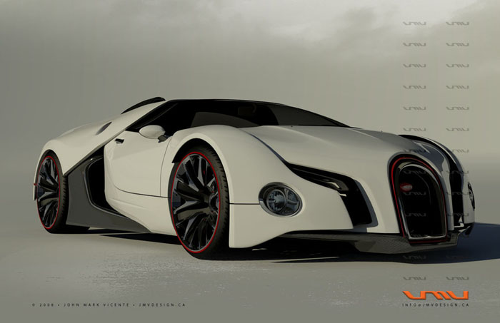 Here's a 3D concept rendering of a Bugatti Renaissance GT