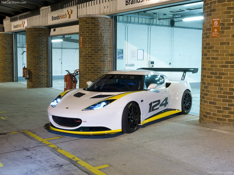 One of which is this Lotus Evora Type 124 Endurance Racecar.
