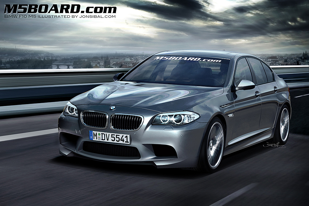 And here is the F10 M5 rendering