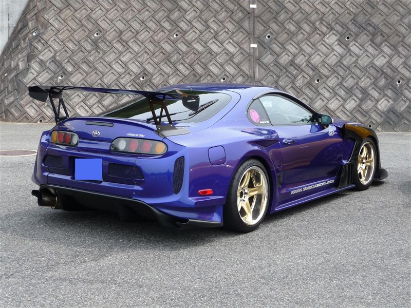  although this is another blue Tamon Design Supra it is a different car