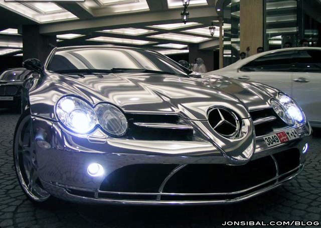  most recent citizen of the LOTB Mercedes Benz SLR with Brabus wheels