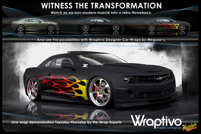  featuring one of the new WRAPTIVO flame kit HOT ROD scallop flames