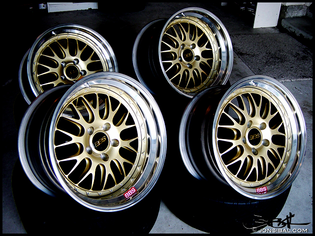 And some shoes from BBS 3pc race wheels 